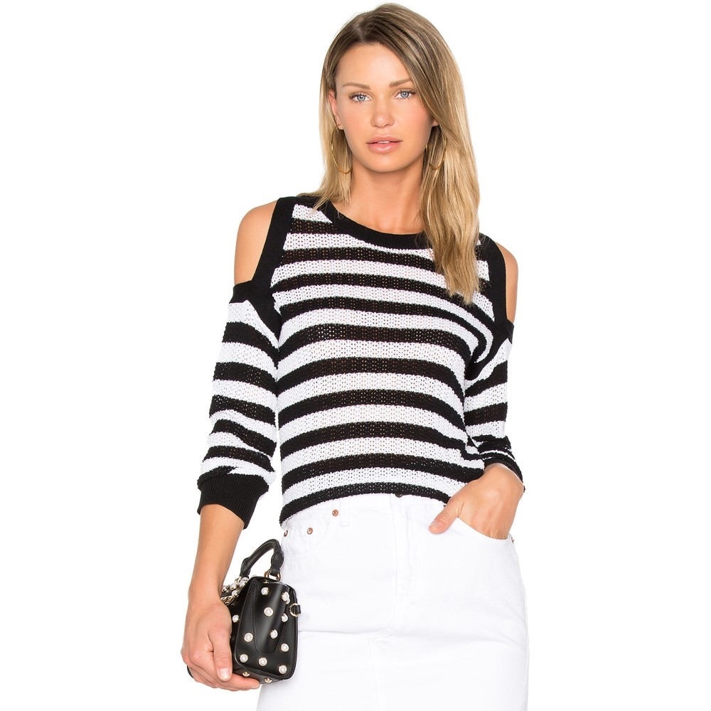 Rag & Bone Tracey Crew Knit Stripe Pullover